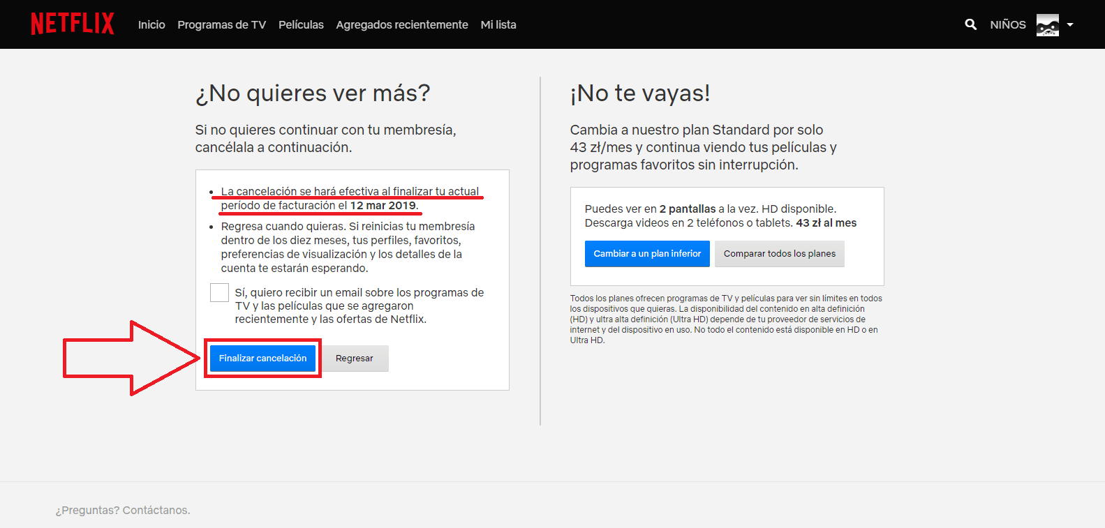 Como Eliminar Mi Tarjeta De Debito De Netflix - Varias Tarjetas